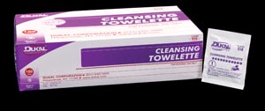 [858] Dukal Cleansing Towelette, 5&quot; x 9