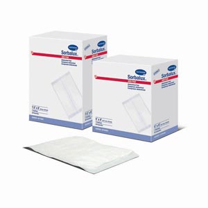 [48700000] Hartmann USA Sorbalux® ABD Pad, 5" x 9", Sterile, Latex Free (LF), 25bx