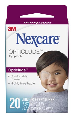 [1537] 3M™ Nexcare™ Opticlude™ Orthoptic Junior Size Eye Patch, 2.4" x 1.8"