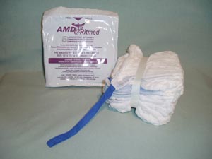 [1515] Amd Medicom Laparotomy Sponge, 18" x 18", 4-Ply, Prewashed, 5 pk
