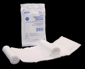 [1050] Dukal Emergency Pressure Dressing, 50 pk
