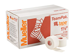 [130105] Mueller Mtape®1.5" x 15 yds, White, 32 rolls/cs