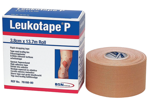 [76168] BSN Medical Leukotape P, Rigid Strapping Tape, Latex, 1.5" x 15 yds, 30 bx/cs