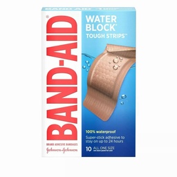 [005566] Johnson &amp; Johnson Band-Aid Extra Large Water Block Tough Strips Waterproof Bandages, 24/Case