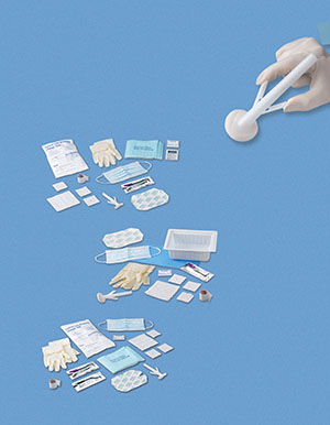 [835] Busse Central Line Kit With Chloraprep® One-Step Applicator & Tegaderm™ Dressing