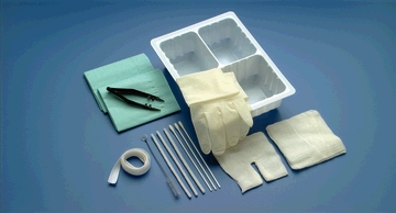 [703] Busse Tracheostomy Care Set With Forceps, Forceps &amp; Gauze Dressing