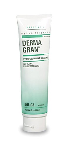 [DH03] Integra Lifesciences Dermagran® Amorphous Hydrogel 3 oz Tube, 12/cs
