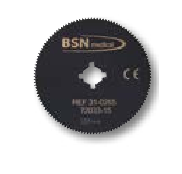 [31-0265] BSN Medical American Orthopedic Cast Saw Blade, 2.5", PTFE Coated, Universal Hub, 1/ea