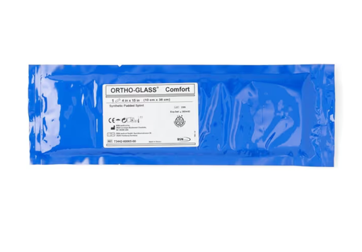 [7344205] BSN Medical Ortho-Glass Comfort Pre-Cut Splints, 4" x 15", 10/bx