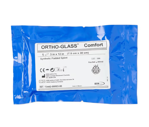 [7344203] BSN Medical Ortho-Glass Comfort Pre-Cut Splints, 3" x 12", 10/bx