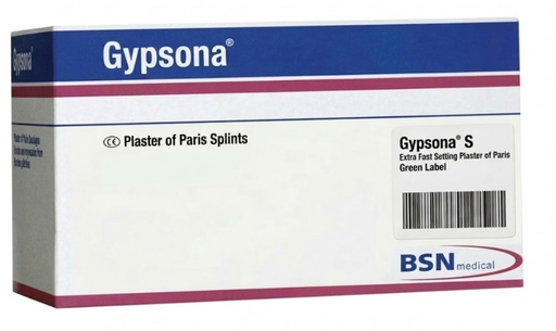 [30-7391] BSN Medical Gypsona S Plaster Splints, Extra Fast Setting, 4" x 15", 50/bx