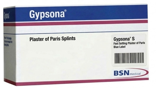 [30-7393] BSN Medical Gypsona S Plaster Splints, Fast Setting, 3" x 15", 50/bx