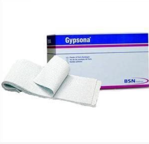 [30-3048] BSN Medical Gypsona HP Plaster Of Paris, Splints, 4" x 15", 50/bx