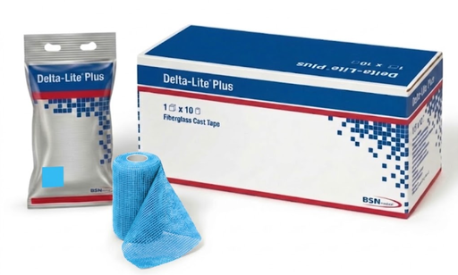 [7345838] BSN Medical Delta-Lite Plus Fiberglass Cast Tape, 5" x 4 yds, Light Blue, 10 rl/bx