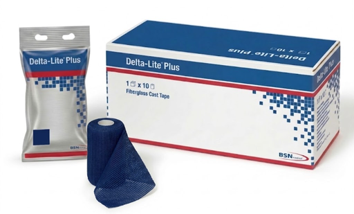 [7345821] BSN Medical Delta-Lite Plus Fiberglass Cast Tape, 3" x 4 yds, Dark Blue, 10 rl/bx