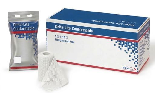 [6823A] BSN Medical Delta-Lite Conformable Fiberglass Cast Tape, 3" x 4 yds, White, 10 rl/bx