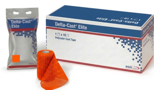 [7345600] BSN Medical Delta-Cast Elite Polyester Cast Tape, 2" x 4 yds, Orange, 10 rl/bx
