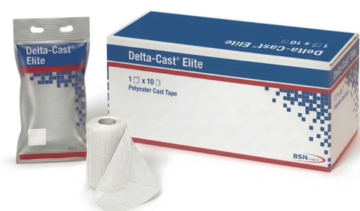 [6713] BSN Medical Delta-Cast Elite Polyester Cast Tape, 3" x 4 yds, White, 10 rl/bx