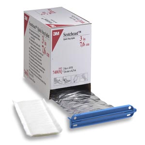[74003Q] 3M™ Scotchcast™ Quick Step Double Sided Felt Roll Splint, 3" x 15 ft Roll, 1 rl/bx, 2 bx/cs