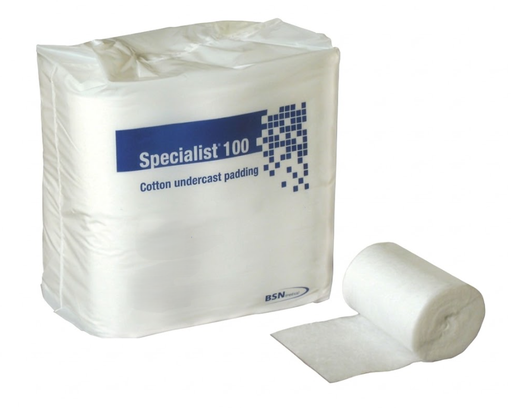 [9086] BSN Medical Specialist 100 Cotton Cast Padding, 6" x 4 yds, 6 rl/bg, 6 bg/cs