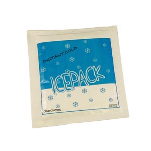 [10407] Coldstar Instant Noninsulated Cold Pack, 5" x 5 ½", First Aid Kit Size, Disposable