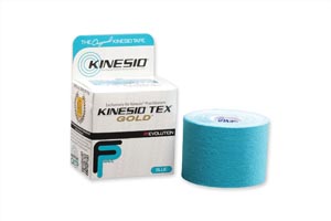 [GKT25024FP] Kinesio Tex Gold FP Tape, 2" x 5½ yds, Blue, 6 rl