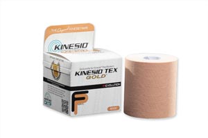 [GKT15034FP] Kinesio Tex Gold FP Tape, 3" x 5½ yds, Beige, 4 rl