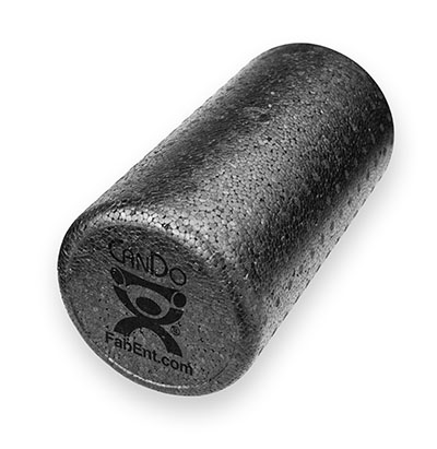 [30-2281] Fabrication CanDo 6 inch x 12 inch Foam Extra Firm Round Composite Roller, Black
