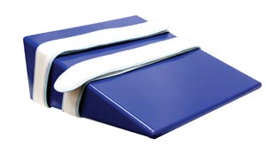 [30-1027] Fabrication Cando® Skillbuilders Deluxe Strap Wedge, 12" x 24" x 26", Medium, 22° Incline