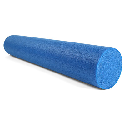 [30-2150] Fabrication CanDo 6 inch x 36 inch PE Round Foam Roller, Blue