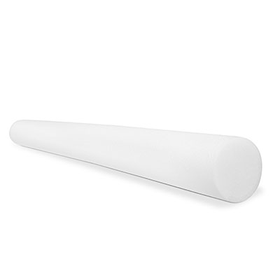[30-2106] Fabrication CanDo Slim 3 inch x 36 inch PE Round Foam Roller, White