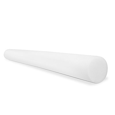 [30-2106] Fabrication CanDo Slim 3 inch x 36 inch PE Round Foam Roller, White