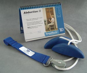 [MRHWS] Therapeutic Rangemaster™ Overhead Shoulder Pulley with Webbing Door Strap & Molded Rubber Handle