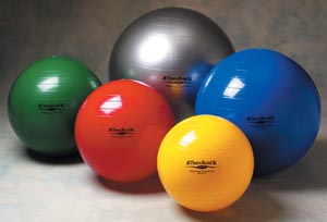 [23140] Hygenic/Thera-Band Standard Exercise Ball, 75cm / Blue, For Body Height 6'2"-6'8"