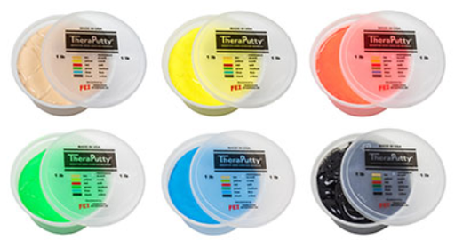 [10-2646] Fabrication Theraputt Plus Antimicrobial Theraputty, Set Of 6, 1 lb