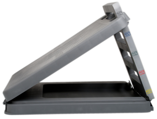 [10-1179] Fabrication Stretching & Balance Adjustable Ankle Incline Board, 4-Level, Plastic