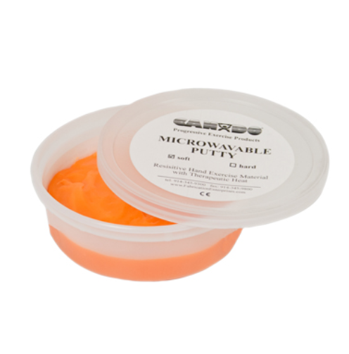 [10-2711] Fabrication Theraputty Microwaveable Exercise Putty, Soft, Yellow, 3 oz