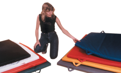 [38-0304] Fabrication Yoga Non Folding Mat with Handles, Polyurethhane, 6 ft x 12 ft, 2"
