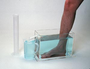 [12-3502] Fabrication Chiropractic, Baseline Volumetric Measuring Device, Foot Set, 5" x 13" x 9"