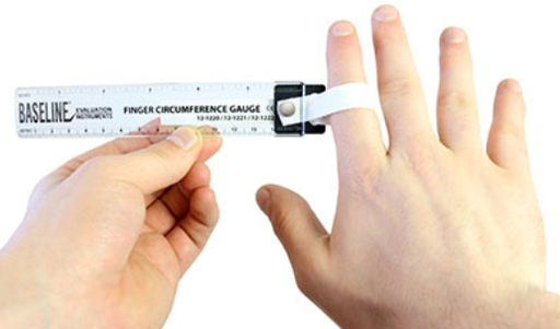 [12-1221] Fabrication Chiropractic, Finger Circumference Gauge (Centimenters)