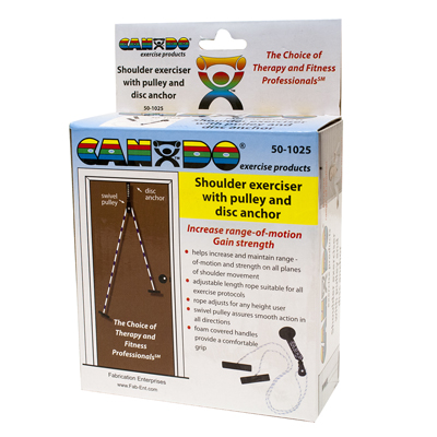 [50-1025] Fabrication CanDo Overdoor Shoulder Exerciser w/ Single Pulley and Door Disc