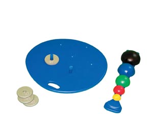 [10-1731] Fabrication Cando® Multi-Axial Platform Professional Balance System Balls, Weight Rods, Rack