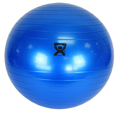 [30-1841] Fabrication CanDo 42 inch PVC Standard Inflatable Exercise Ball, Blue