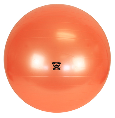 [30-1802] Fabrication CanDo 22 inch PVC Standard Inflatable Exercise Ball, Orange