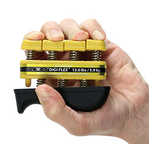 [10-0753] Fabrication Cando® Digi-Flex Hand/ Finger Exerciser, 13.0 lbs, Gold