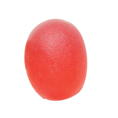 [10-1892] Fabrication CanDo Large Gel Light Cylindrical Hand Squeeze Ball, Red