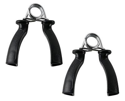 [10-0808] Fabrication CanDo Fixed X-Heavy Resistance Hand Grip, Black, 2/Pack