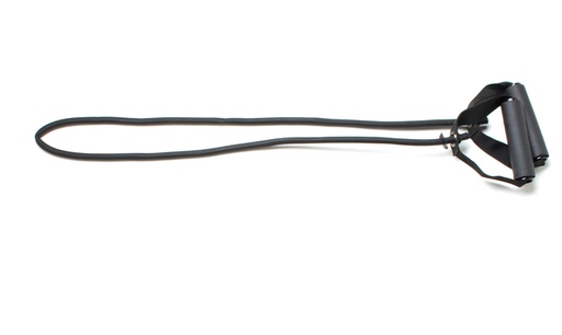 [10-5565] Fabrication CanDo 48 inch Low Powder X-Heavy Exercise Tubing w/ Handles, Black