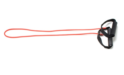 [10-5562] Fabrication CanDo 48 inch Low Powder Light Exercise Tubing w/ Handles, Red
