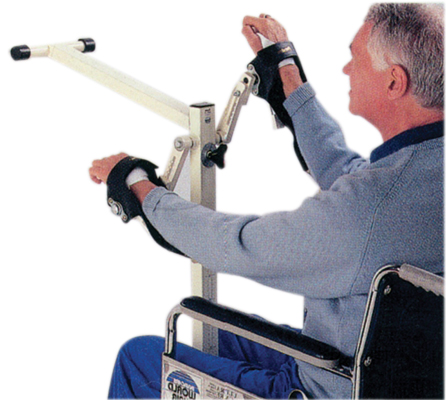 [10-0722] Fabrication CanDo Deluxe Chair Cycle Exerciser w/ Adjustable Pedals